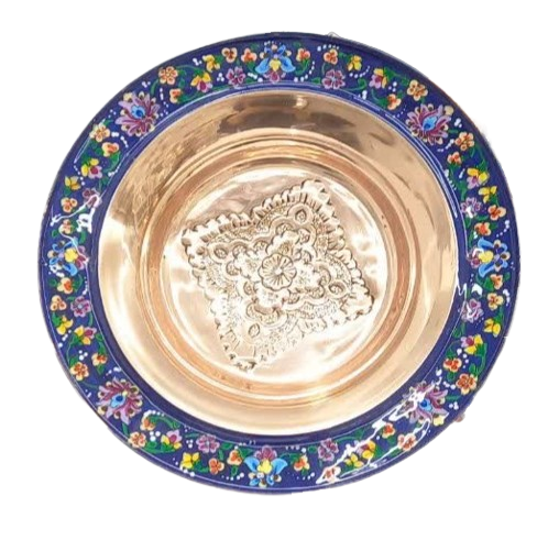 شیرینی خوری ساده مس و پرداز 