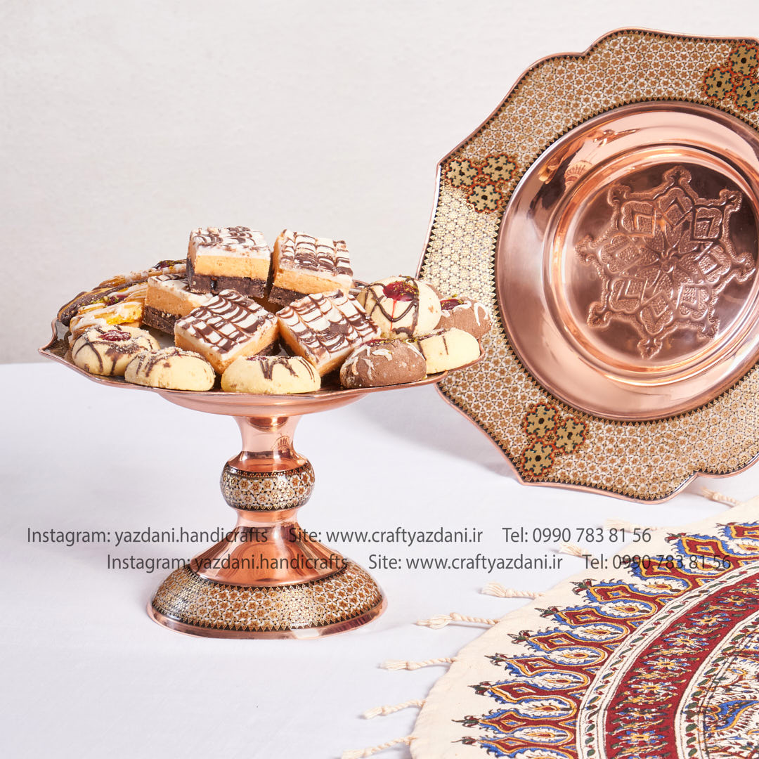 شیرینی خوری دلبری مس و خاتم 